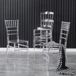 Hotel Banquet Transparent Crystal Chair