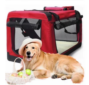 Custom breathable pet cage pet dog bag animal travel carrier cage kennel  house Backpacks