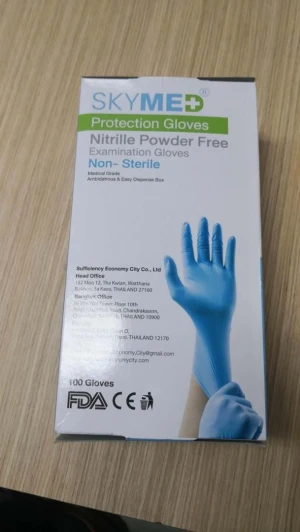 High Quality Disposable Nitrile Gloves Powder Free Examination Glove