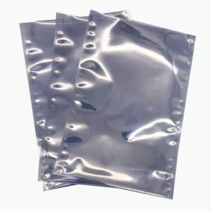 Anti static silver shielding bag with zipper