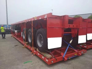 8 Lines 16 Axles Low Bed Semi Hydraulic Modular Trailer to Transport Heavy Machine for Sale/Heavy Duty Low Bed Transpor