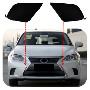 Car Tow Hook Cover Front Exterior Trailer Hole Cover Spare Body Parts For Lexus CT200h 2014-22