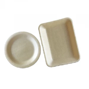 Round Foam Packaging Tray Bio-based Food Foam Tray