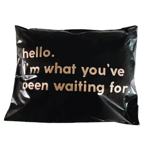 OEM Customization Logo Design Hot Foil Logo Self-adhesive Composable Poly Mailer Shipping Bag