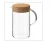 Import 1 Gallon Borosilicate Heat Resistant Glass Water Tea Jar Pitcher Jug With Handle And Cork Lid from China