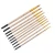 Import 10 pcs Craft Paint with Gold Nylon Round Tip Brush and Black Tail for Adults from China