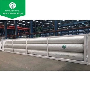 10 Tubes 40ft CNG Tube Trailer  with BV Test Report