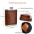 Import 100% Leak Proof 8 Oz Pocket Hip Flask with Funnel - Stainless Steel, Leather Wrapped Cover from China