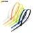 Import 100 pieces 7.6*200 8 inch White Nylon Cable Ties Plastic Zip Tie Marker Cable Tie With Label from China