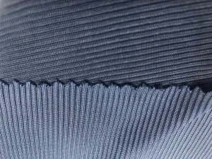 100% Recycle Polyester 2*2 rib Recycle Polyester fabric