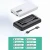 Import 10000mah belt line compact mobile portable power bank OEM custom logo power banks Built-in from China