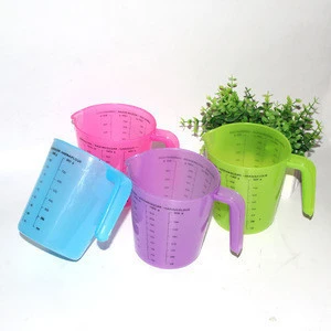 1000ml Measuring Cup Graduated Plastic Beaker/Custom Measuring Plastic Mugs