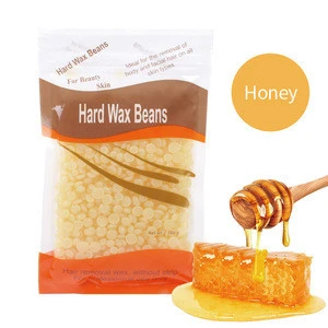 100g honey Depilatory Hard Wax Beans for Hair Removal Pearl Beads Self Waxing Honey bulk beans for sale