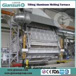 10T aluminum billet log rod casting line