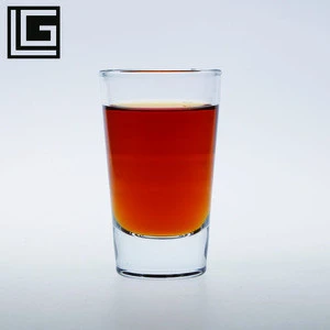 116ml custom unique best price clear bullet shot glass for liquor/wine