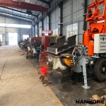 120MM PIPE DIAMETER READY MIXED CONCRETE CONVEYING MACHINE RUBBER HOSE CONCRETE PUMP WITH 40M3H CAPACITY