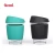 Import 12oz New Promotion Reusable Silicone Coffee Cup, Glass Tea Cup With Silicone Sleeve And Lid from China