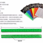 12pcs/pack Reflective Mount Clip Tube Warning Strip Bicycle bike Wheel Spoke Reflector mountain rear bike
