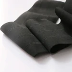 130mm Black Polyester Knitted Folding Elastic Fabric for Flags or Public Banner