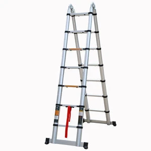 14 ft. Safety Aluminum Multi-Purpose Extension Ladder Load Capacity  16kg Type IA Duty Rating