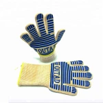 14 Long food grade custom printed oven mitt