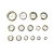 Import 14*21.8*4.2mm brass eyelets for leather shoes metal Jackets fabric banner eyelet grommet and washer from China