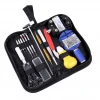 147 pcs watch repair kit professional screwdriver spring bar watch tool set, watch band link pin repair tool kit set