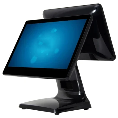 15 Inch Capacitive Double Screen Window Touch Screen IPS All in One POS Terminal