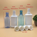 150ml 250ml 300ml PET plastic bottle for mouthwash