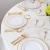 Import 150pcs Wedding Gold Rim Design Disposable Plastic Dinnerware sets from China