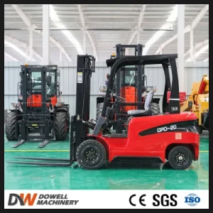 1.5ton 2ton 3ton 4ton 5ton Four Wheels Driven Motor Electric Forklift Truck with CE ISO