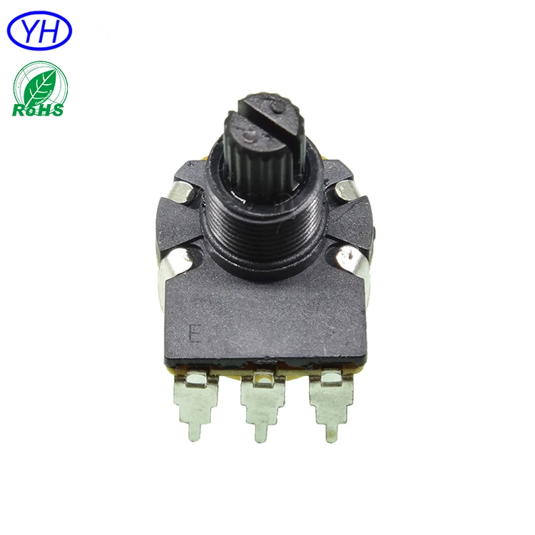 16mm Customized Model Carbon Film 5k  50k 500k Rotary Potentiometer with Switch