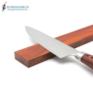 18 Inch Strong Magnet Strength Bamboo Magnetic Knife Block Stainless Steel Magnetic Knife Strip Magnetic Knife Holder