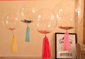 18 inches PVC Transparent BOBO balloon giant clear balloon bubble
