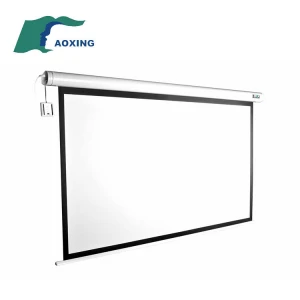 180x180cm Matt White  Wall and ceiling 1:1 Economy  motorized Electric Projection screen For Office/Home Theater/School