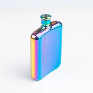 18/8 Stainless steel high qua;ity 6oz hip flask