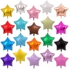 18inch Rainbow star balloonRound heart Shaped Foil Balloons for Baby Birthday Party Decorations