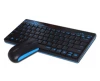 1Set Excellent Blue Black Rapoo Mini Slim USB Wireless Multimedia Keyboard and Optical Mouse Combo for Computer Android Smart TV