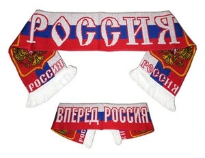 2018 world cup Custom football sports fan Russia knitted scarf