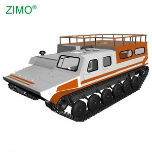 2019 China 8x8 Amphibious All Terrain Military Armored Rescue Vehicle, Used Tracked Vehicle Emergency Recovery Truck for Sale
