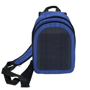 2019 New Arrival Cheap Price Solar Panel Power Single & Double Shoulder Backpack Bag