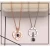 Import 2019 Newest 100 Languages I LOVE YOU Memory Of Heart Necklace Set Jewelry 12designs from China