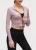 Import 2020 Autumn and Winter Stand-up Collar Slim Yoga Clothes Sanding Nude Fitness Shirt Zipper Casual Sports Jacket Women from China