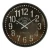 Import 2021 Classic Retro Style Large Noiseless Antique Contour Wall Clock from China