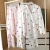 Import 2021 fashion strawberry print cotton long sleeve soft  womens  2pc sets pajama set fashion women sleepwear long pants sleepwear from China