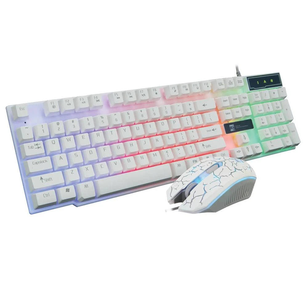 2021 Latest Computer Accessories,Wired illuminated keyboard and LED Mouse in Stock
