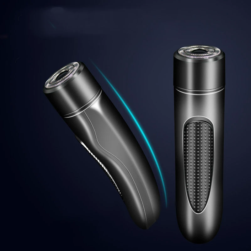 2021 mini shaver black electric eyebrow razor machine electric USB rechargeable electric razor for men