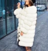 2021 New Fashion Women Winter Fur Imitation Fox Fur High Quality Coat Artificial Fur Coat