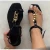 Import 2021 New Style Lady flat fashion slippers for outside from China