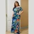 Import 2021 New Women Clothing Plus Size Floral Off Shoulder Dress Women Clothing Dress Casual Sexy Wholesale Clothing from China